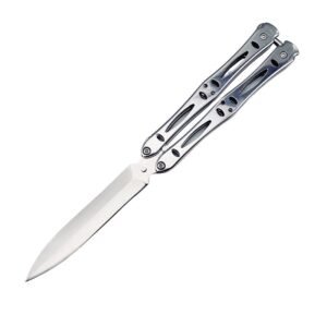 Navaja mariposa Balisong ES - silver