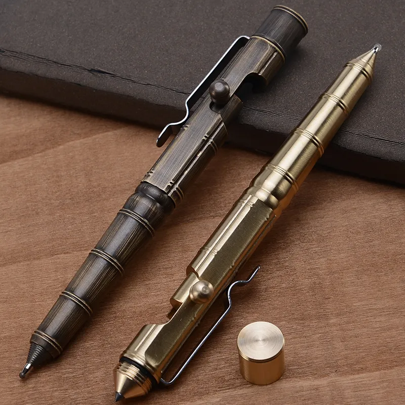 Brass-Slub-Pen-Retro-Bolt-Gel-Pen-Tactical-Self-Defense-Supplies-Personal-Emergency-Defense-Tool-Security.webp