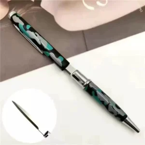 Tactical Pen Knife for Self-Defense | EDC Pen Ballpoint Pen - Camo