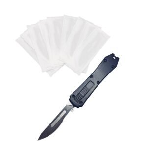 Scalpel Utility Knife With 10 Blade Knife Black Cutter