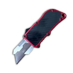Cutter​ Carbon Fiber Utility Knife Blade Equipped With 5 Blades-Red