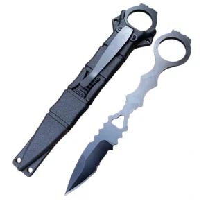 Cuchillo recto pequeno para caza al aire libre BM Butterfly 176, cuchillo de supervivencia para acampar, cuchillo portatil EDC, cuchillo de coleccion responsable