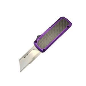 Carbon Fiber Handle Cutter --Purple