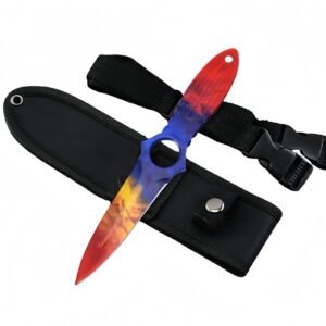 cuchillo de acero inoxidable cuchillo de acero táctico de entrenamiento al aire libre cuchillo derecho