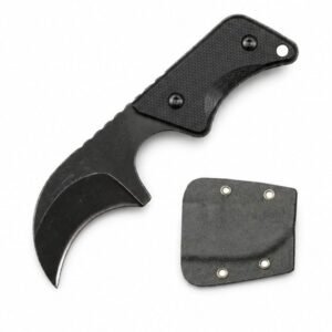 Mango cuchillo de cuello G10 con funda de kydex herramienta EDC -cuello