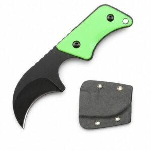 Mango cuchillo de cuello G10 con funda de kydex herramienta EDC