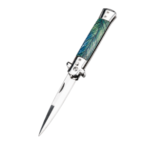 Cuchillo plegable de estilete al aire libre portátil – multiusos navaja automática