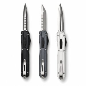 EX OTF cuchillo con daga-logo clip de bolsillo
