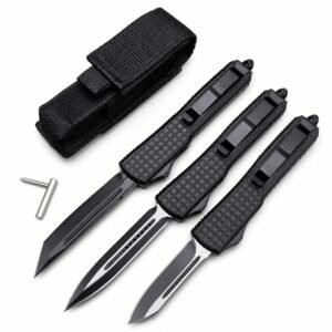 Cuchillo OTF de la marina negro-hoja