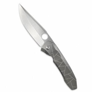 C199 Cuchillo plegable mango de titanio