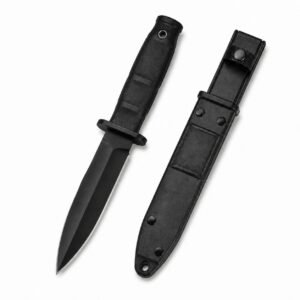 AK12 Cuchillo de cuchilla fija negro
