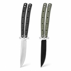 Lanzar mariposa cuchillo plegable