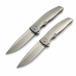 Yuji Evolver M390 mango de titanio cuchillo plegable