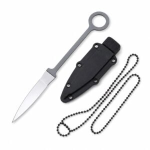 La trucha son ligeramente recto cuchillo de cuchilla fija