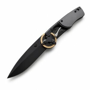 Mantis engranaje ligeramente roto cuchillo plegable