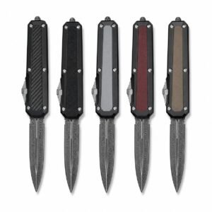 Serpiente Dios Damasco OTF cuchillo