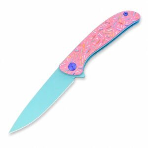 Cuchillo plegable de la Donut de la cabeza del oso
