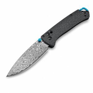 Cuchillo plegable de fibra de carbono Damasco