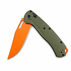 5% de descuento verde G10 mango cuchillo plegable