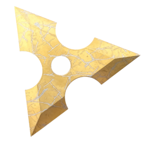 CNC titanio TC4 estrellas ninja